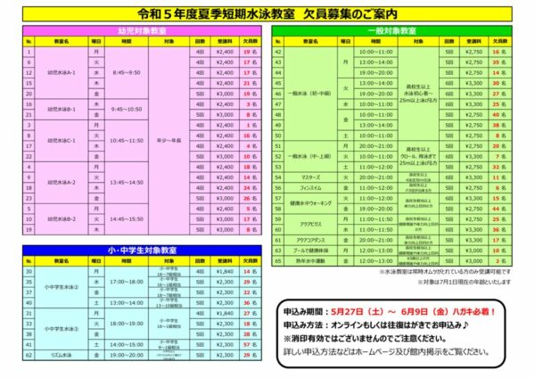 2023夏季欠員結合HPのサムネイル