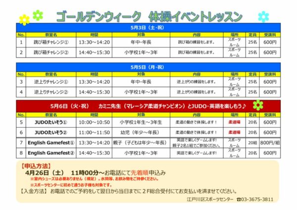 2025GW体操イベントPOPのサムネイル